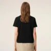 Ami De Coeur T-Shirt Aus Schwarzer Bio-Baumwolle