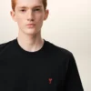Ami De Coeur T-Shirt Aus Schwarzer Bio-Baumwolle
