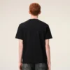 Ami De Coeur T-Shirt Aus Schwarzer Bio-Baumwolle