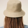 Beige Cotton Ami De Coeur Bucket Hat