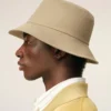 Beige Cotton Ami De Coeur Bucket Hat