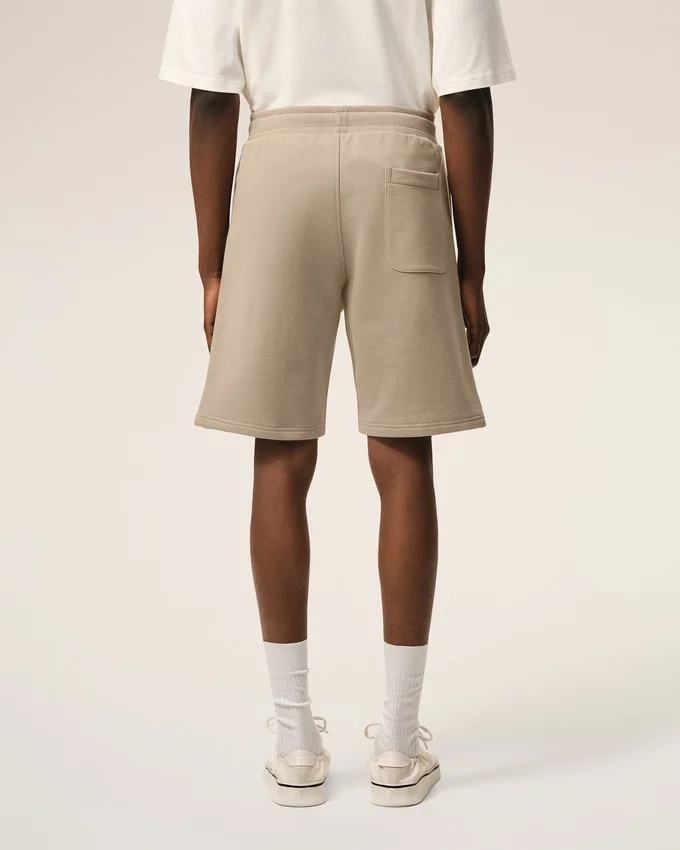 Beige Cotton Ami De Coeur Short Beige Cotton Ami De Coeur Short