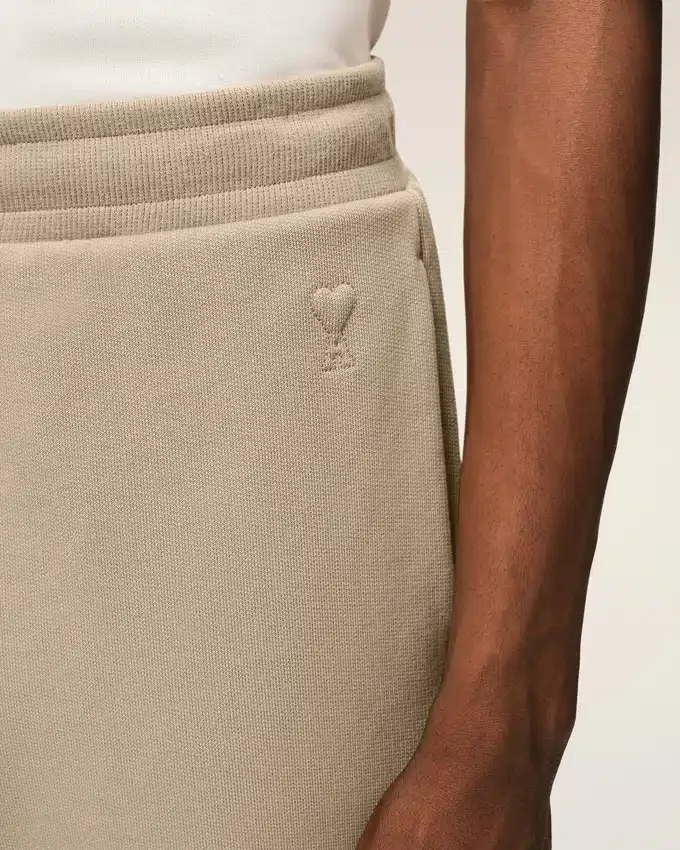 Beige Cotton Ami De Coeur Short Beige Cotton Ami De Coeur Short
