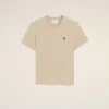 Beige Cotton Ami De Coeur T-Shirt