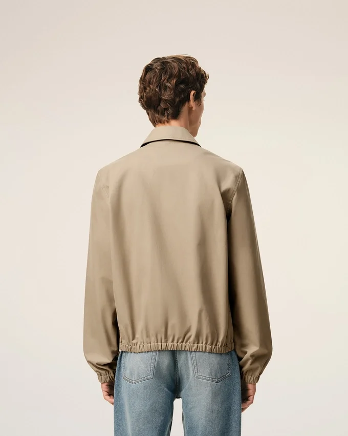 Beige Cotton Ami De CœUr Zipped Jacket Beige Cotton Ami De CœUr Zipped Jacket