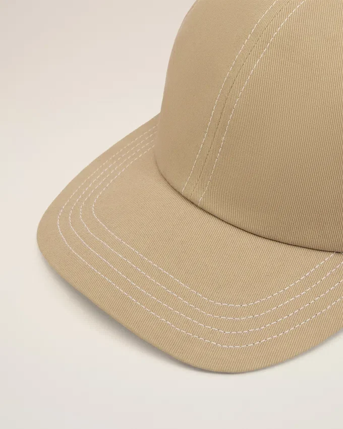 Beige Cotton Back Ami De Coeur Cap Beige Cotton Back Ami De Coeur Cap