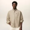 Beige Cotton Boxy Embroidered Ami De Coeur Shirt