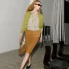 Beige Cotton Long Sleeve Ruffled Adjusted Shirt
