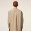 Beige Cotton Saharienne Shirt Beige Cotton Saharienne Shirt