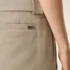 Beige Cotton Wrap Mini Skirt Beige Cotton Wrap Mini Skirt