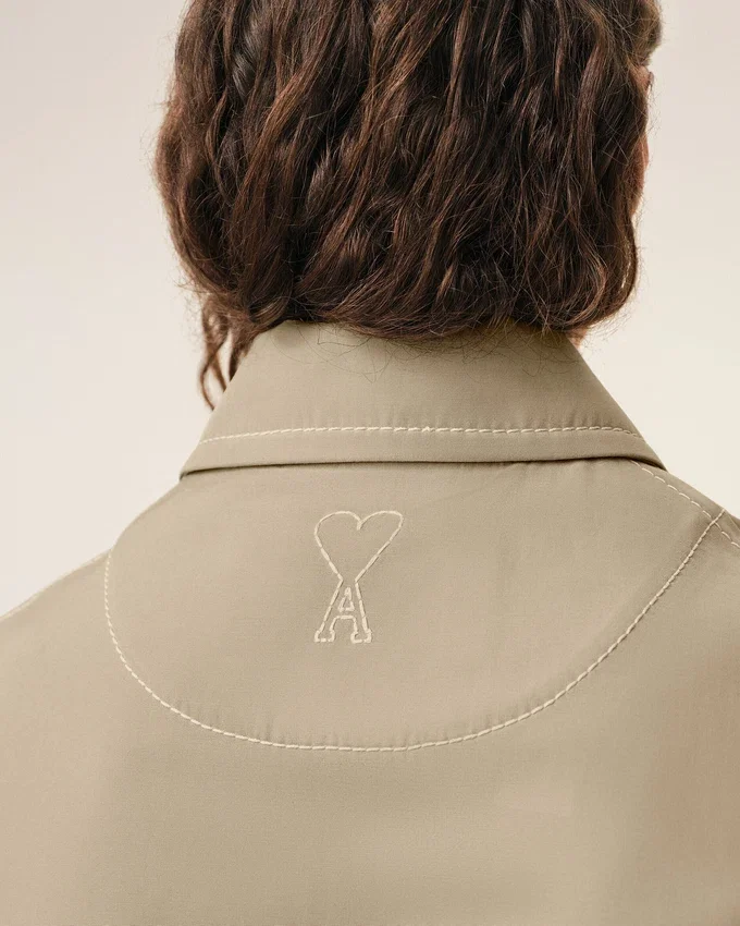 Beige Cotton Zipped Jacket Beige Cotton Zipped Jacket