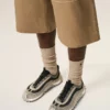 Beige Knit Mirage Sneakers