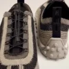 Beige Knit Mirage Sneakers