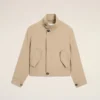 Beige New Wool Harrington Jacket Beige New Wool Harrington Jacket