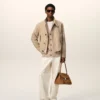 Beige New Wool Harrington Jacket Beige New Wool Harrington Jacket