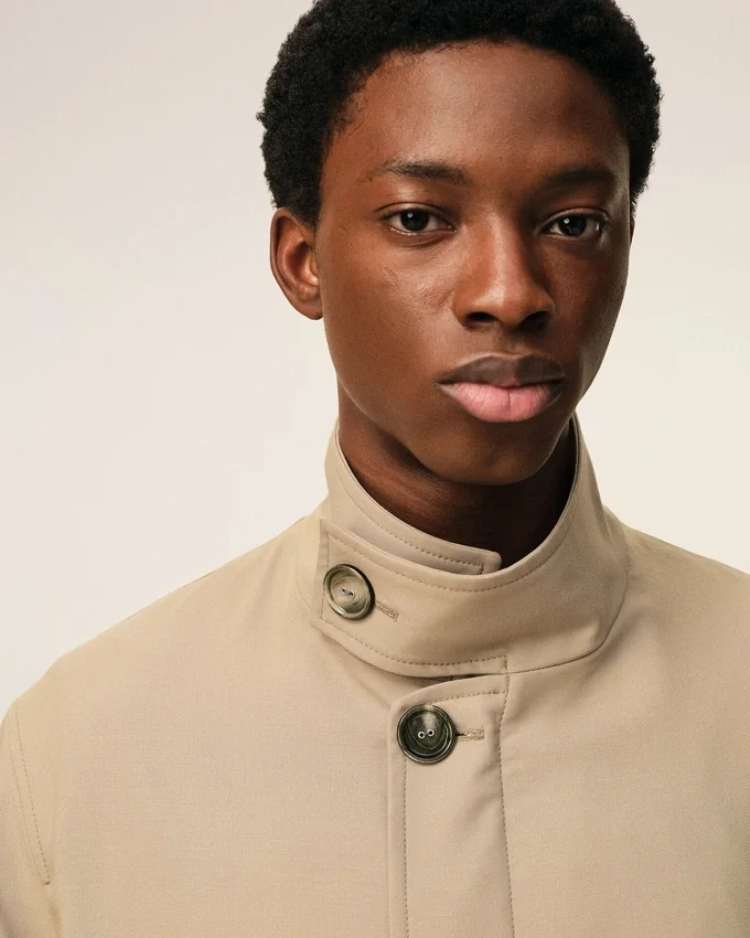 Beige New Wool Harrington Jacket Beige New Wool Harrington Jacket