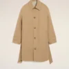 Beige Water-Repellent Cotton Twill Belted Mac Beige Water-Repellent Cotton Twill Belted Mac