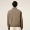 Beige Wool Ami De Coeur Cardigan Beige Wool Ami De Coeur Cardigan