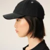 Black Cotton Ami De Coeur Felt Patch Cap