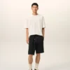 Black Cotton Ami De Coeur Short
