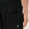 Black Cotton Ami De Coeur Short