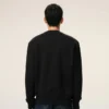 Black Cotton Ami De Coeur Sweatshirt Black Cotton Ami De Coeur Sweatshirt