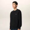 Black Cotton Ami De Coeur Sweatshirt Black Cotton Ami De Coeur Sweatshirt