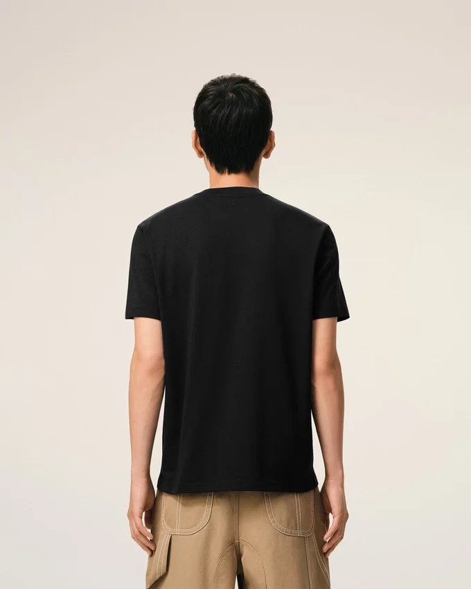 Black Cotton Ami De Coeur T-Shirt Black Cotton Ami De Coeur T-Shirt