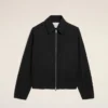 Black Cotton Ami De CœUr Zipped Jacket