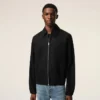 Black Cotton Ami De CœUr Zipped Jacket