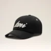 Black Cotton Ami Felt Patch Cap