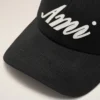 Black Cotton Ami Felt Patch Cap