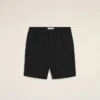 Black Cotton Elasticated Waist Ami De Coeur Shorts Black Cotton Elasticated Waist Ami De Coeur Shorts