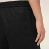 Black Cotton Elasticated Waist Ami De Coeur Shorts Black Cotton Elasticated Waist Ami De Coeur Shorts