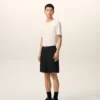 Black Cotton Elasticated Waist Ami De Coeur Shorts Black Cotton Elasticated Waist Ami De Coeur Shorts
