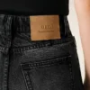 Black Cotton Flare Fit Jeans