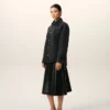 Black Cotton Knitted Ami De Coeur Overshirt Black Cotton Knitted Ami De Coeur Overshirt