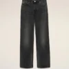 Black Cotton Large Fit Jeans Black Cotton Large Fit Jeans