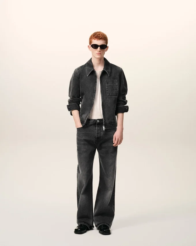 Black Cotton Large Fit Jeans Black Cotton Large Fit Jeans
