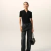 Black Cotton Large Fit Jeans Black Cotton Large Fit Jeans