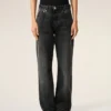 Black Cotton Large Fit Jeans Black Cotton Large Fit Jeans