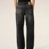 Black Cotton Large Fit Jeans Black Cotton Large Fit Jeans