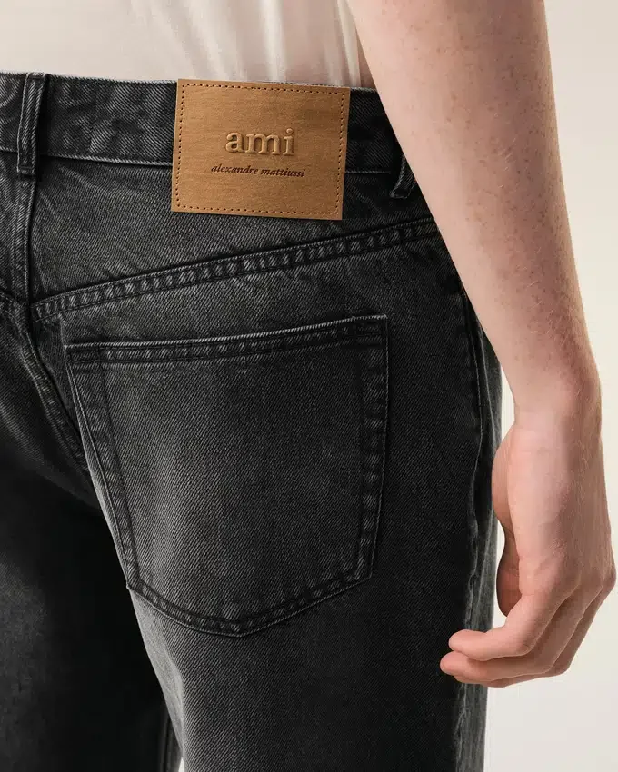 Black Cotton Large Fit Jeans Black Cotton Large Fit Jeans