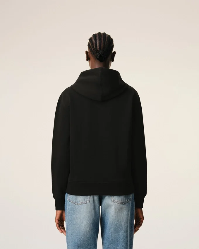 Black Cotton Red Ami De Coeur Hoodie Black Cotton Red Ami De Coeur Hoodie