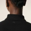 Black Cotton Red Ami De Coeur Polo Shirt