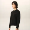 Black Cotton Red Ami De Coeur Sweatshirt Black Cotton Red Ami De Coeur Sweatshirt