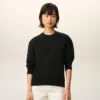 Black Cotton Red Ami De Coeur Sweatshirt Black Cotton Red Ami De Coeur Sweatshirt