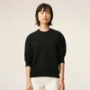 Black Cotton Red Ami De Coeur Sweatshirt Black Cotton Red Ami De Coeur Sweatshirt
