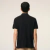 Black Cotton Short Sleeves Ami De Coeur Polo Shirt