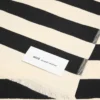 Black Cotton Stripes Beach Towel Black Cotton Stripes Beach Towel